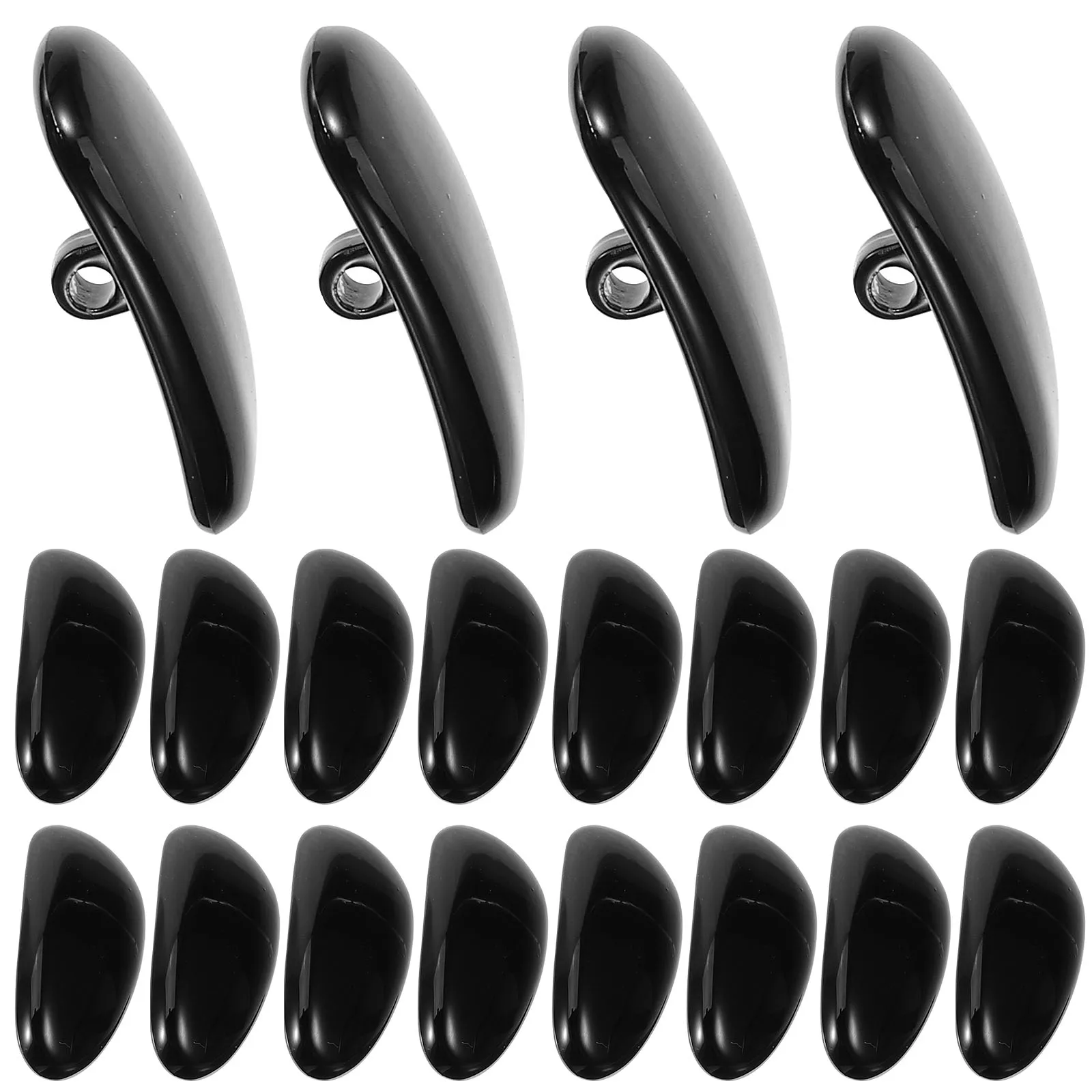 

10 Pairs Nose Pads for Glasses Replacement Nose Pads For Eyeglasses Frames Metal Accessories Anti Slip Lightweight Replacement