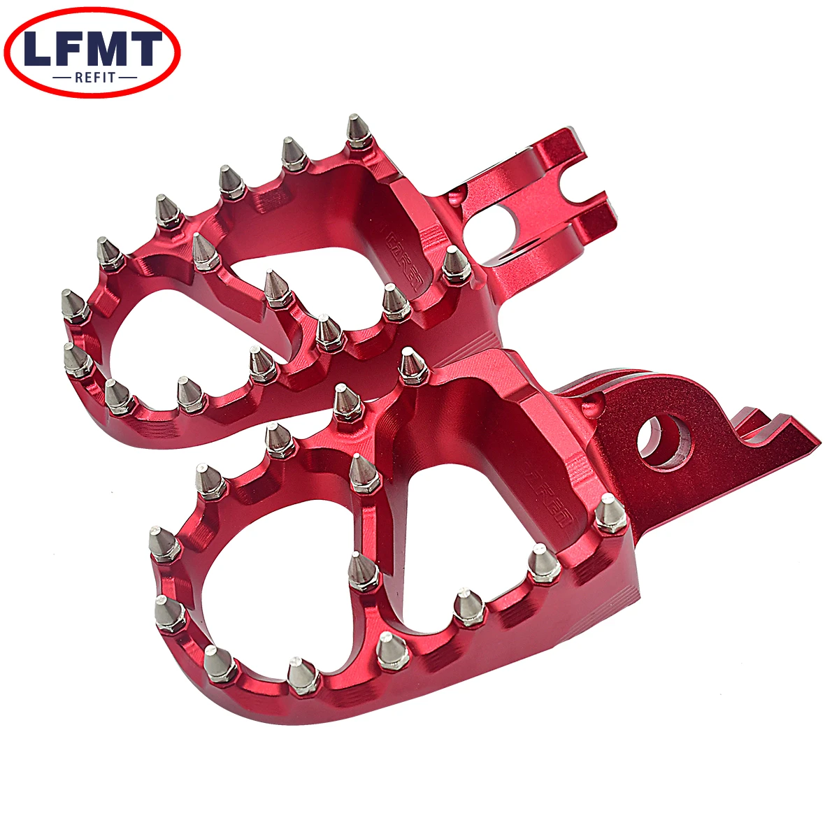 Motorcycle CNC Foot Pegs Rests Pedals Footpegs For Honda CRF250X CRF450R CR125R CR250R CRF150R CRF250R CRF450X CRF450L 2002-2023