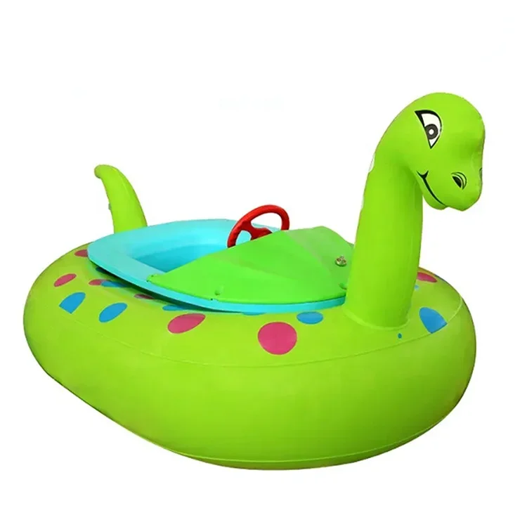 

Water Park Amusement Rides Mini UFO Inflatable Bumper Boat Dino Park Factory Price Kids Electric Water Bumper Boats