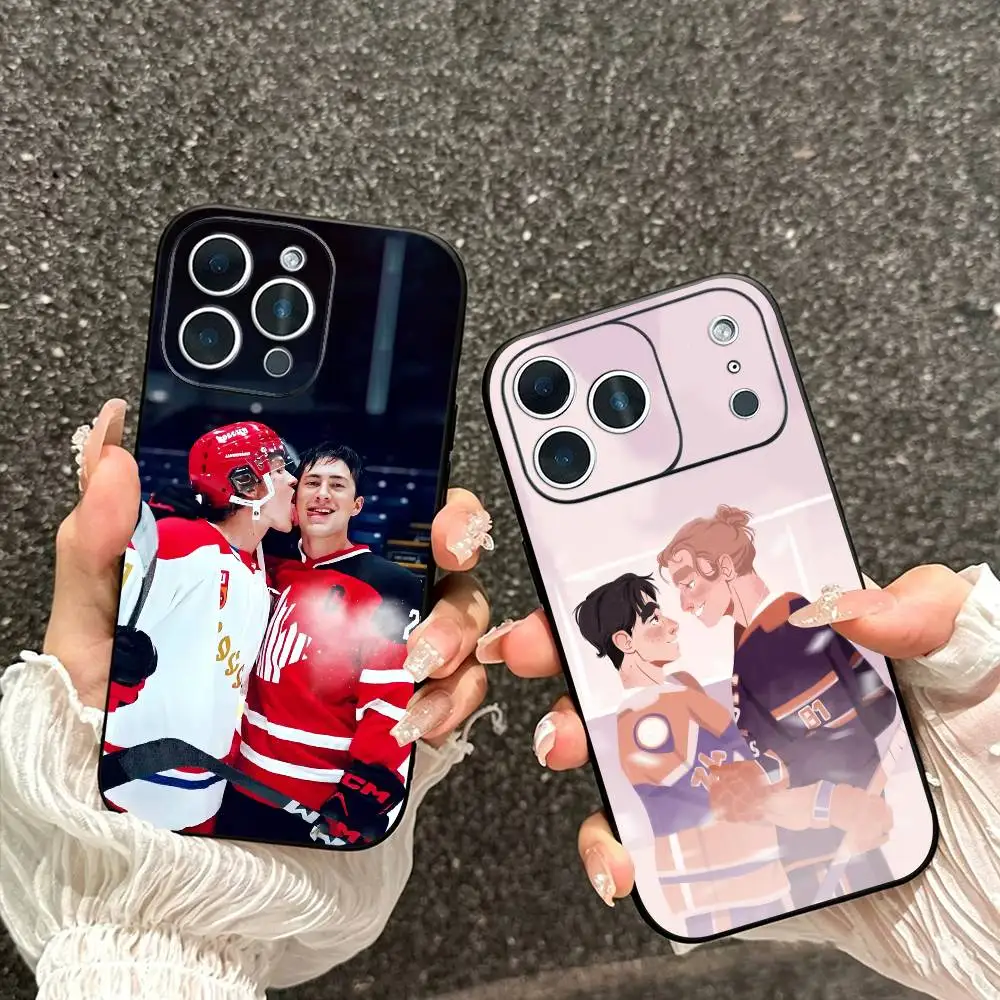 

Ice Hockey B-Heated R-Rivalry Phone Case For IPhone 17, 16,15,14,13,12,11 Plus,Pro Max, Others Soft Black Cover