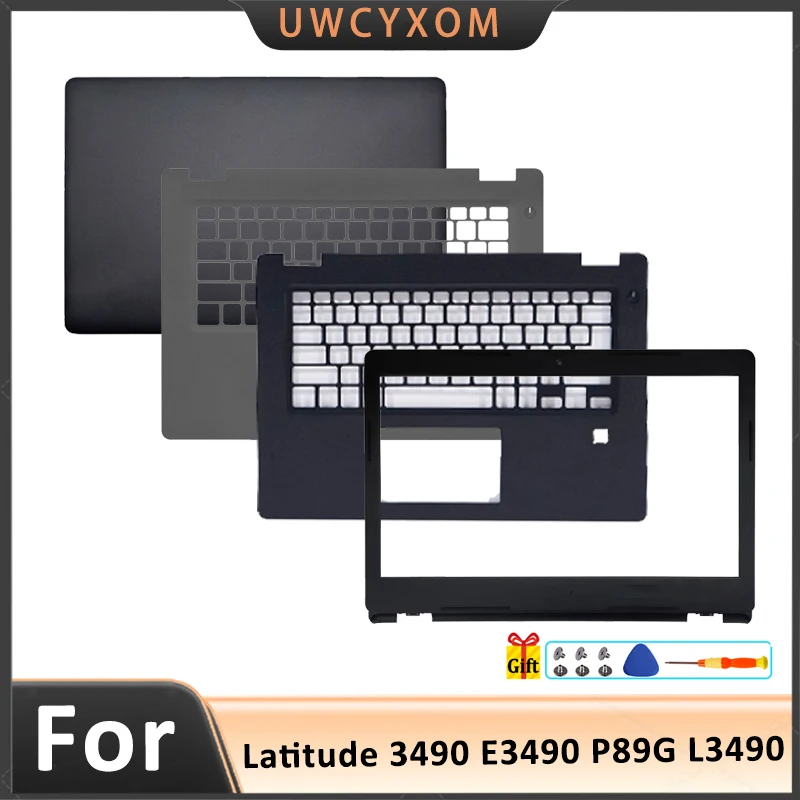 

NEW Laptop Case For Latitude 3490 E3490 P89G L3490 LCD Back Cover/ Front Bezel/Palmrest/ Bottom Case
