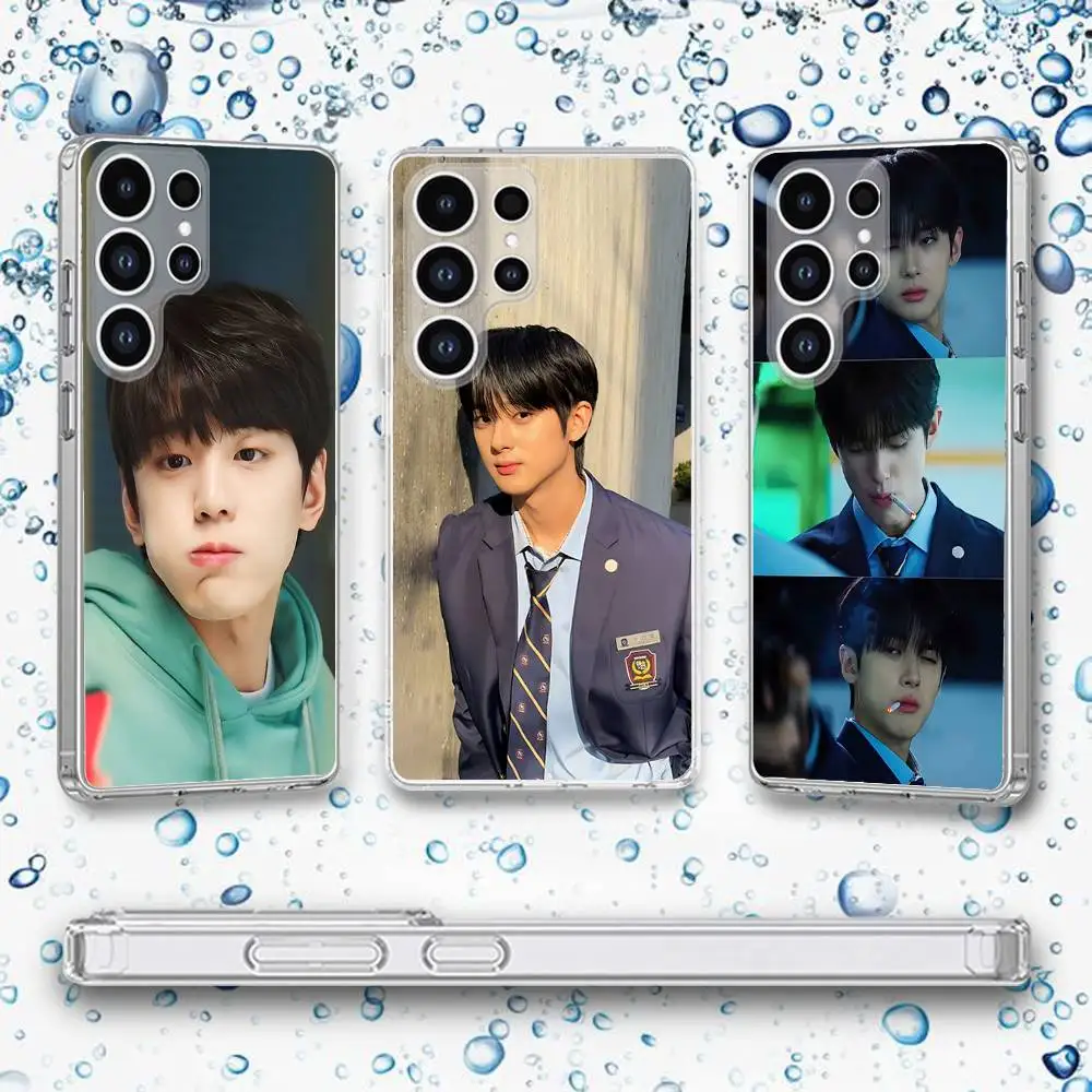 

Phone Case For Samsung Galaxy A,71,70,52,51,40,31,50,50S,30S,21S,12,10,Note20ultra Transparent Kim M-Min K-Kyu Cover