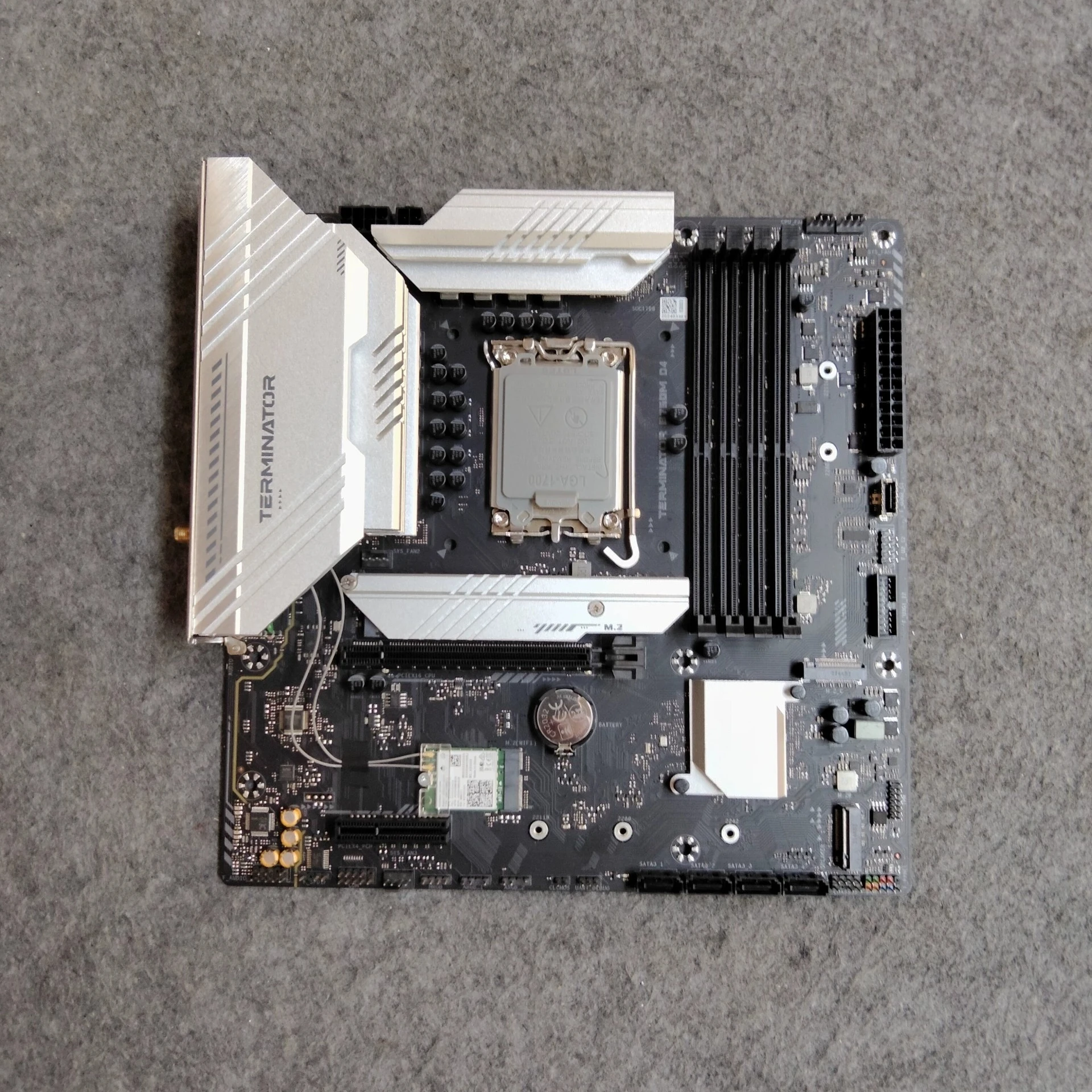 Used for Maxsun B760M D4 WIFI Used Pulled Motherboard Compatible with Intel 12th 13th Gen CPU DDR4 4‑Slots Dual M.2 with WiFi