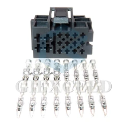 1 Set 16-Pins Auto Comoposite Connector Auto Stoel Verwarming Controle Apparaat Kabelboom Socket Ac Montage Voor Audi Vw 6q0937713