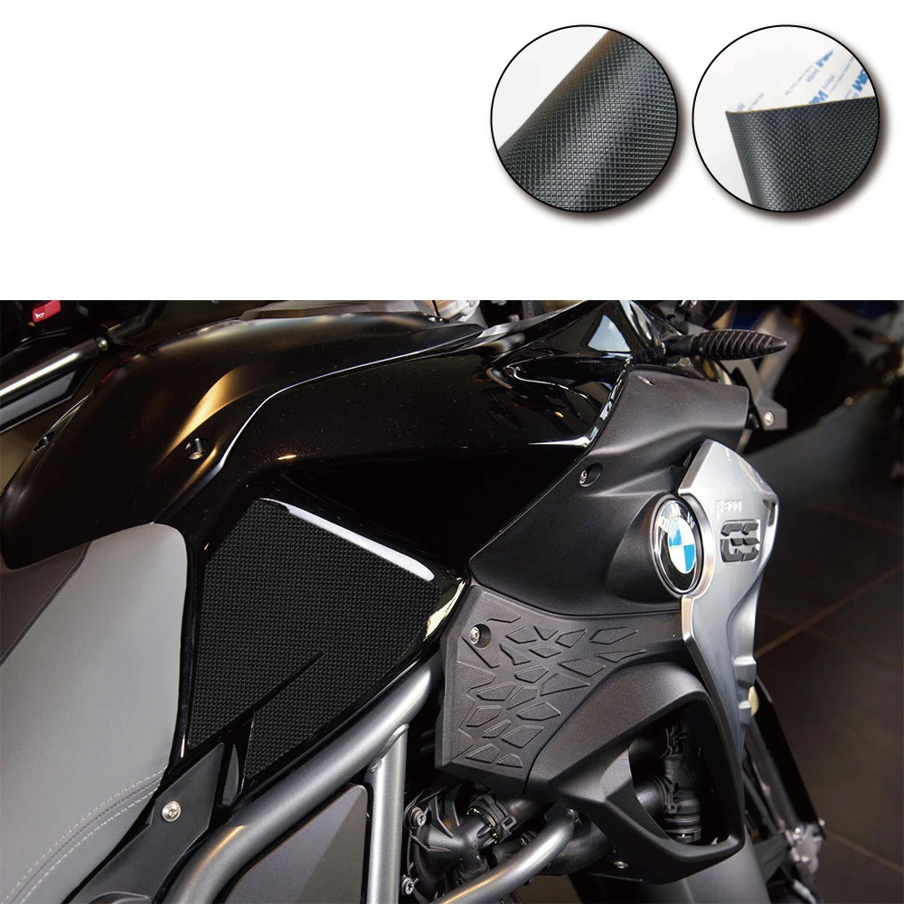 For  BMW F800GS  2015-2017 Tank Traction Grips Pads Silicone Rubber 3M  Glue