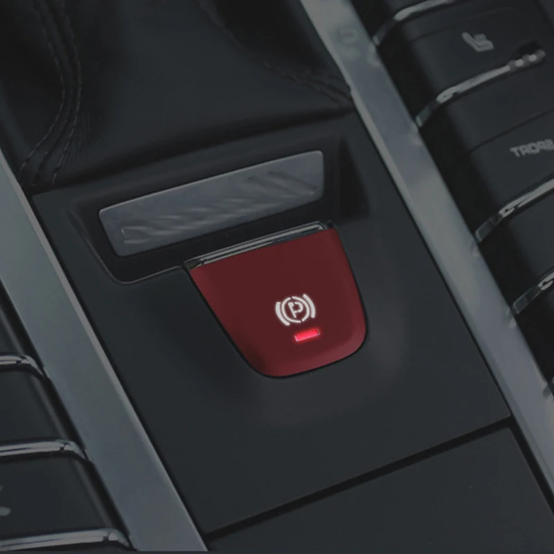 Center Console P Button Decoration Patch Trim Cover Metal Car Stickers For Porsche Macan Interior Accessories - view 3