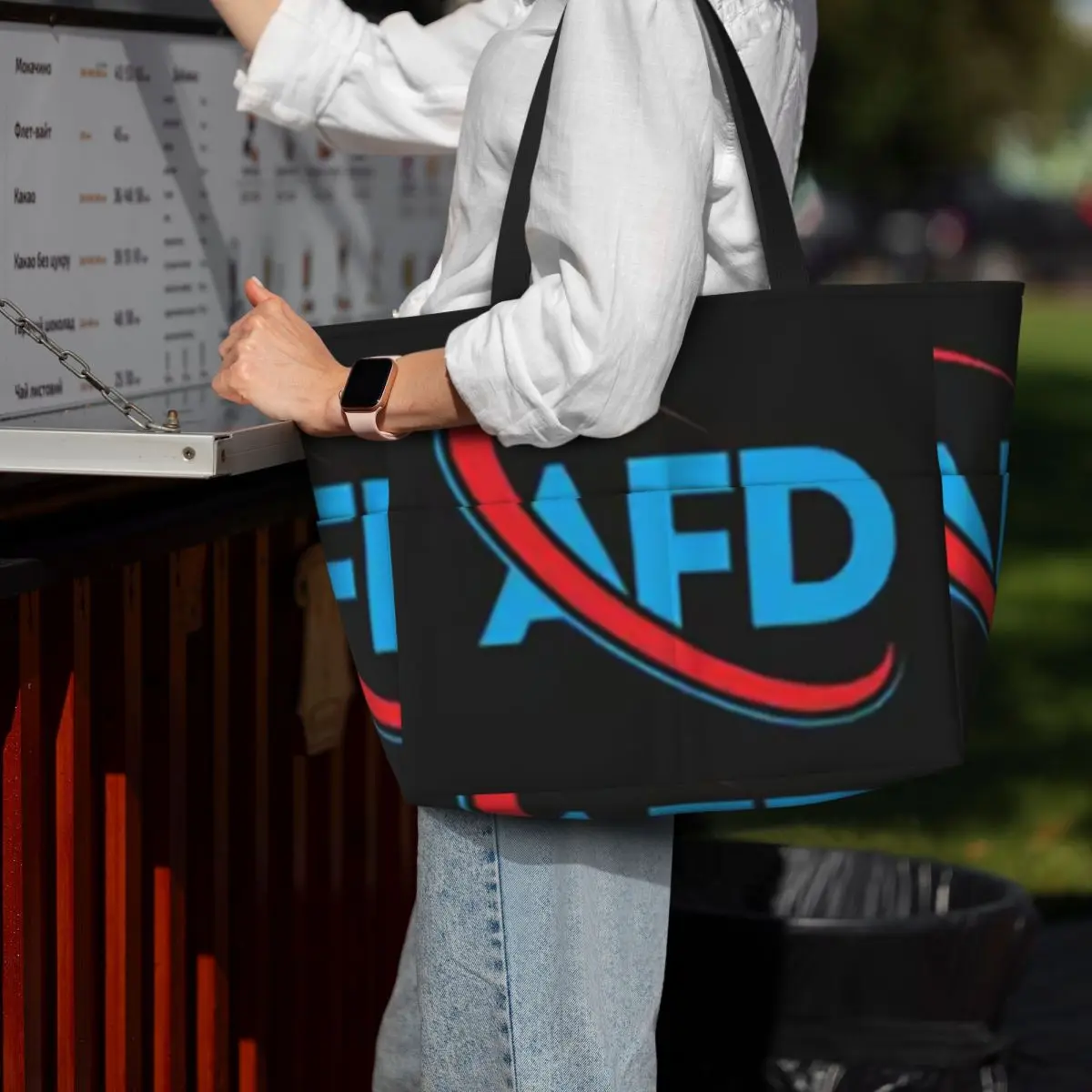 

AFD Alternative For Germany Fashion Beach Tote Bag Sport Gym Yoga Duffle Large Tote Bag Women Travel Bag Fitness bag