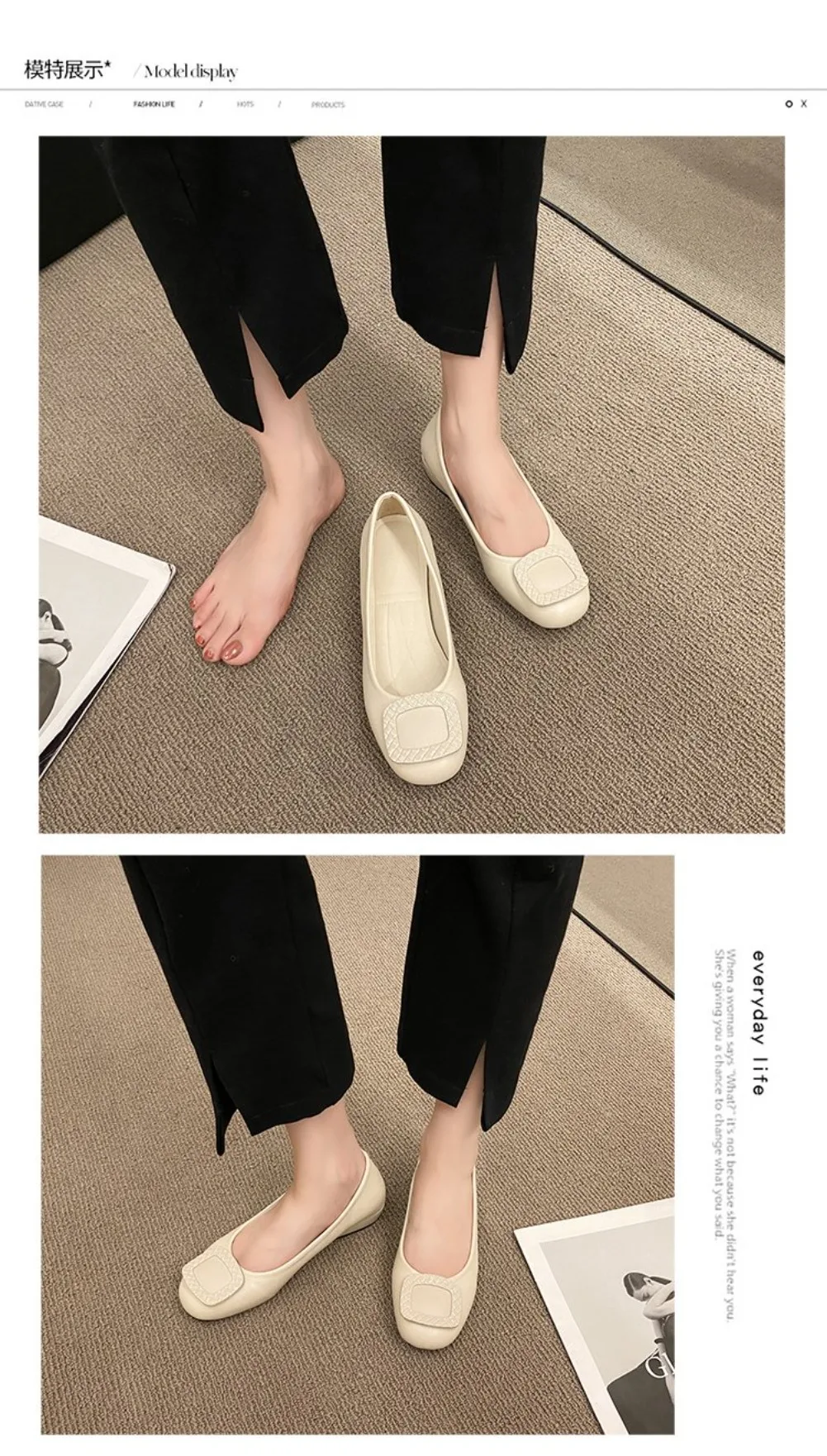 Weiche Lederschuhe mit weicher Sohle aus Kuhsehnen, Frühling/Herbst, Damenlederschuhe, festliche Damenschuhe für Sommer, Hochzeit, Bankett, Muttertag – Detail 7