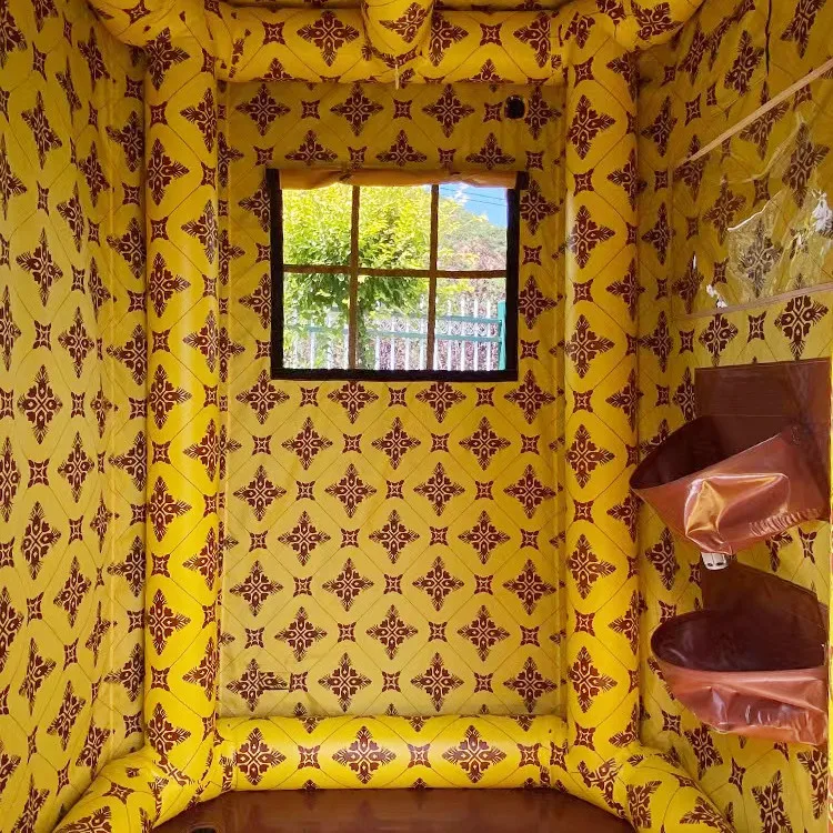 Vendita calda! Tenda gonfiabile in tessuto saudita a doppio strato per toilette da campeggio all'aperto e tenda da doccia - Sconto nel tempo limitato