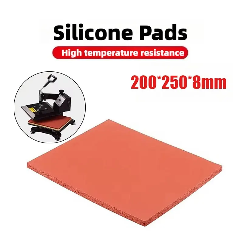 Heat press machine silicone pad thickened foam board high temperature resistant rubber board for thermal transfer equipment