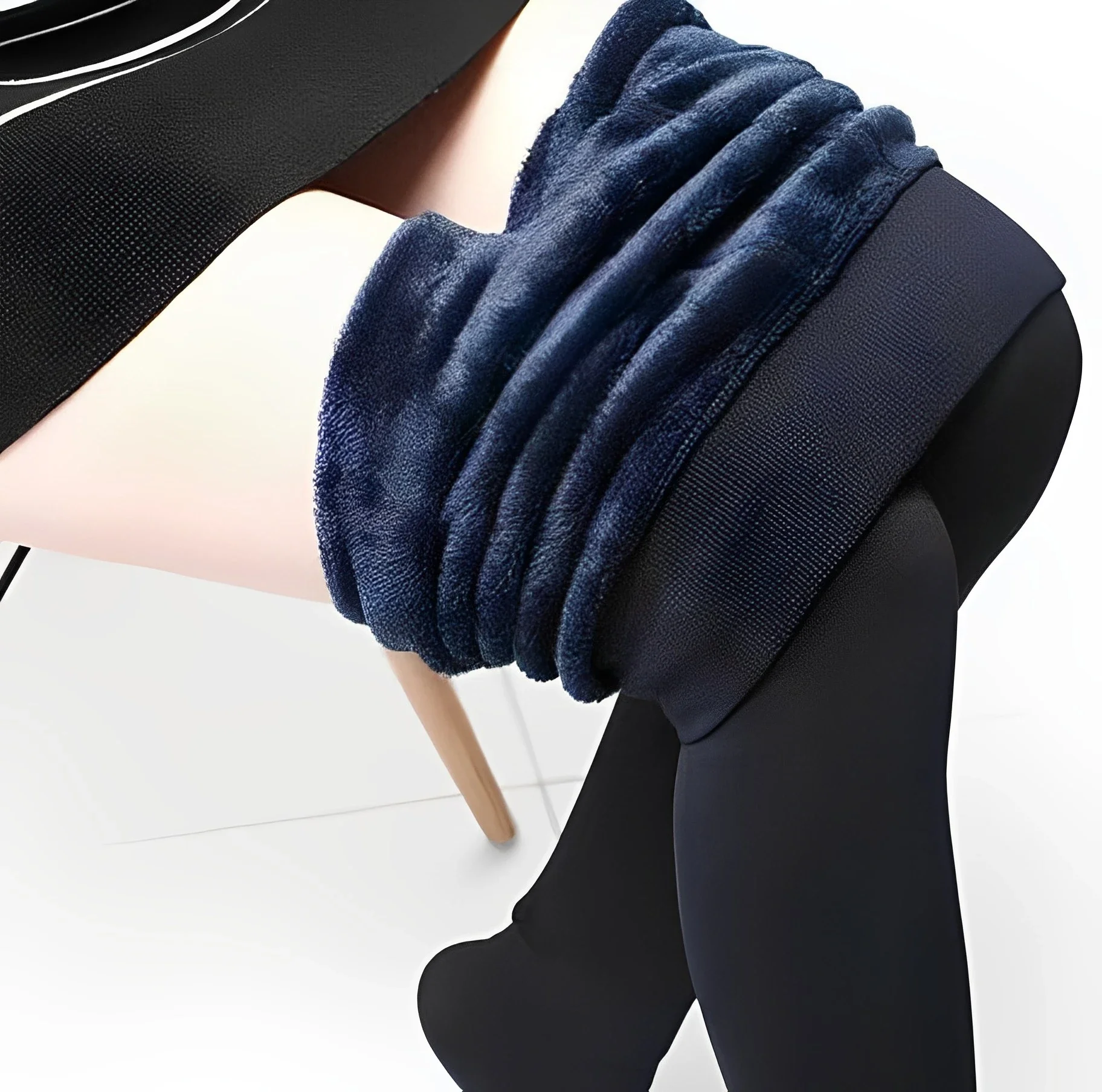 

Утолщенные облегающие леггинсы для женщин, леггинсы, монохромные термоштаны