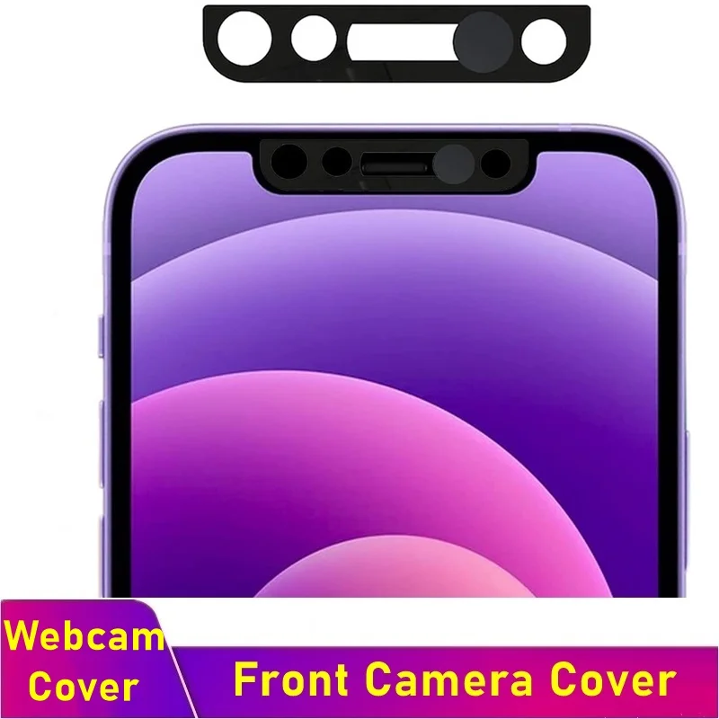 Utral Thin WebCam Cover Privacy Front Phone Lens Cover For iPhone XR 11 12 13 14 15 16 Pro Max Mini Camera Slider Protector Case