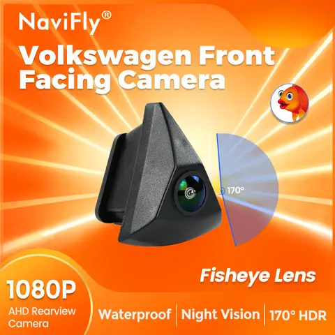 VW emblem front facing camera 1080P front camera For VW Golf 4 5 6 7 MK4 MK5 MK6 MK7 Passat B6 B8 CC Polo 6R T4 T5 Tiguan Touran