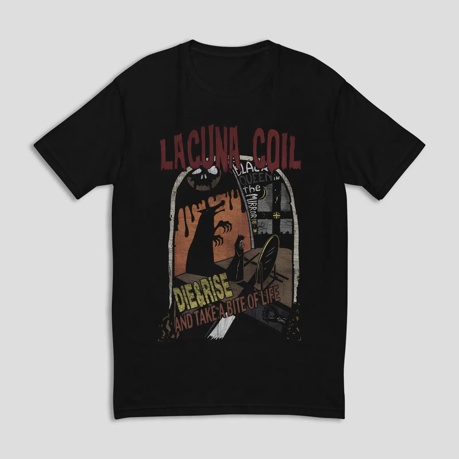 Lacuna Coil Die Rise And Take A Bite of Life T Shirt