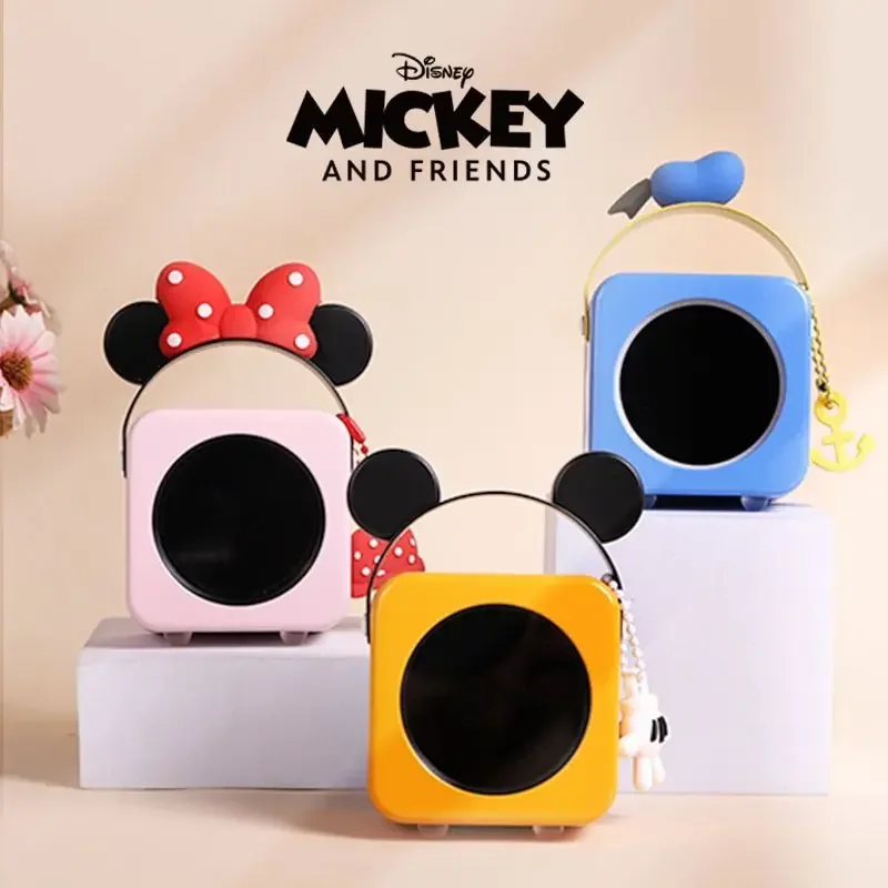 Creative new Mickey Donald duck children's electronic alarm clock Disney cartoon silent multi-functional high-value alarm clock