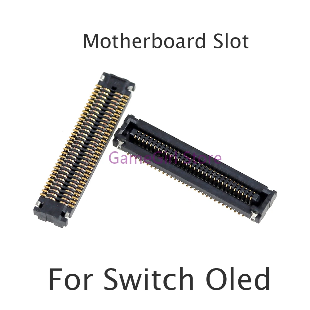 2pcs Replacement For Nintendo Switch OLED Console Original Mainboard Card Slot Socket Game Accessories