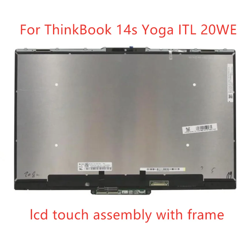 

14.0 LCD Touch Screen Digitizer Assembly For Lenovo ThinkBook 14s Yoga ITL 20WE 5D10S39683 Display Replacement FHD 1920x1080