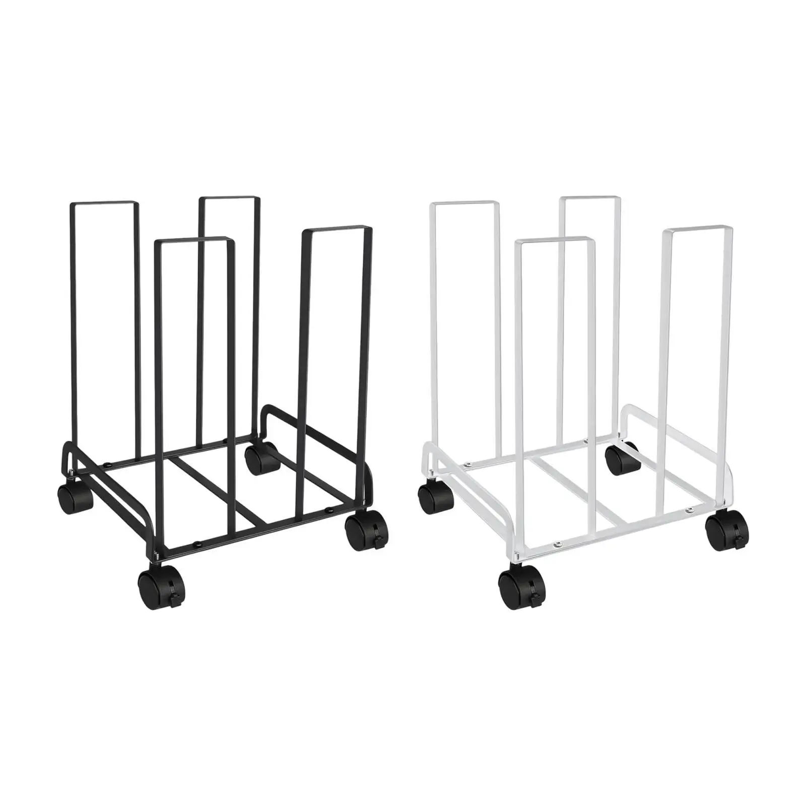 

Картонная тележка для хранения с колесиками, 31 см x 26x33,5 см, многофункциональная мобильная картонная подставка с металлическим каркасом