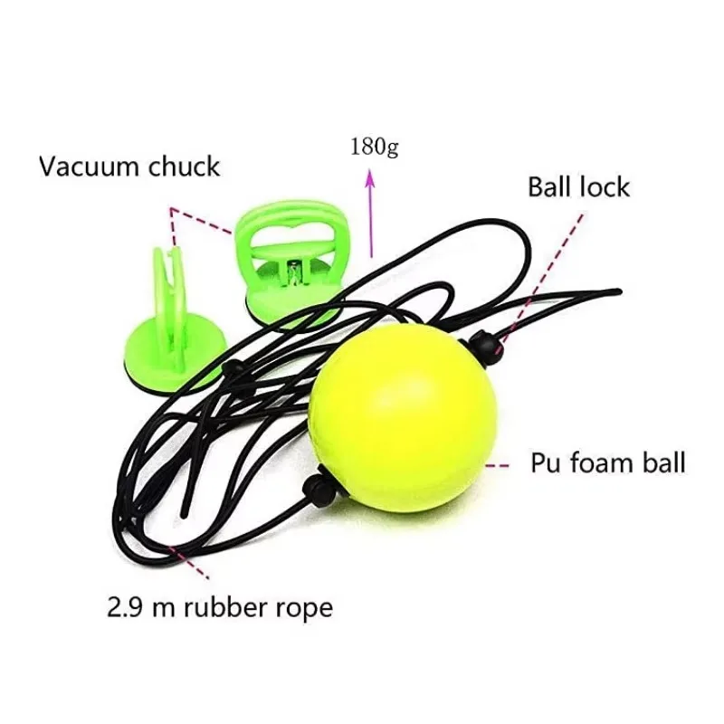 Speed Punch Ball Suction Cup Suspension Boxing Speed Balls Double End Training Exercise Adjustable Boxing Ball End Punching Bag