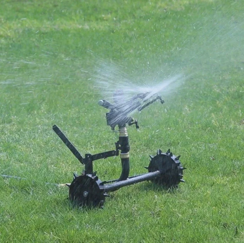 20M Automatic Retractable Speed Adjustment Garden Hose Reel Cart Water Hose Pipe Reel Cart