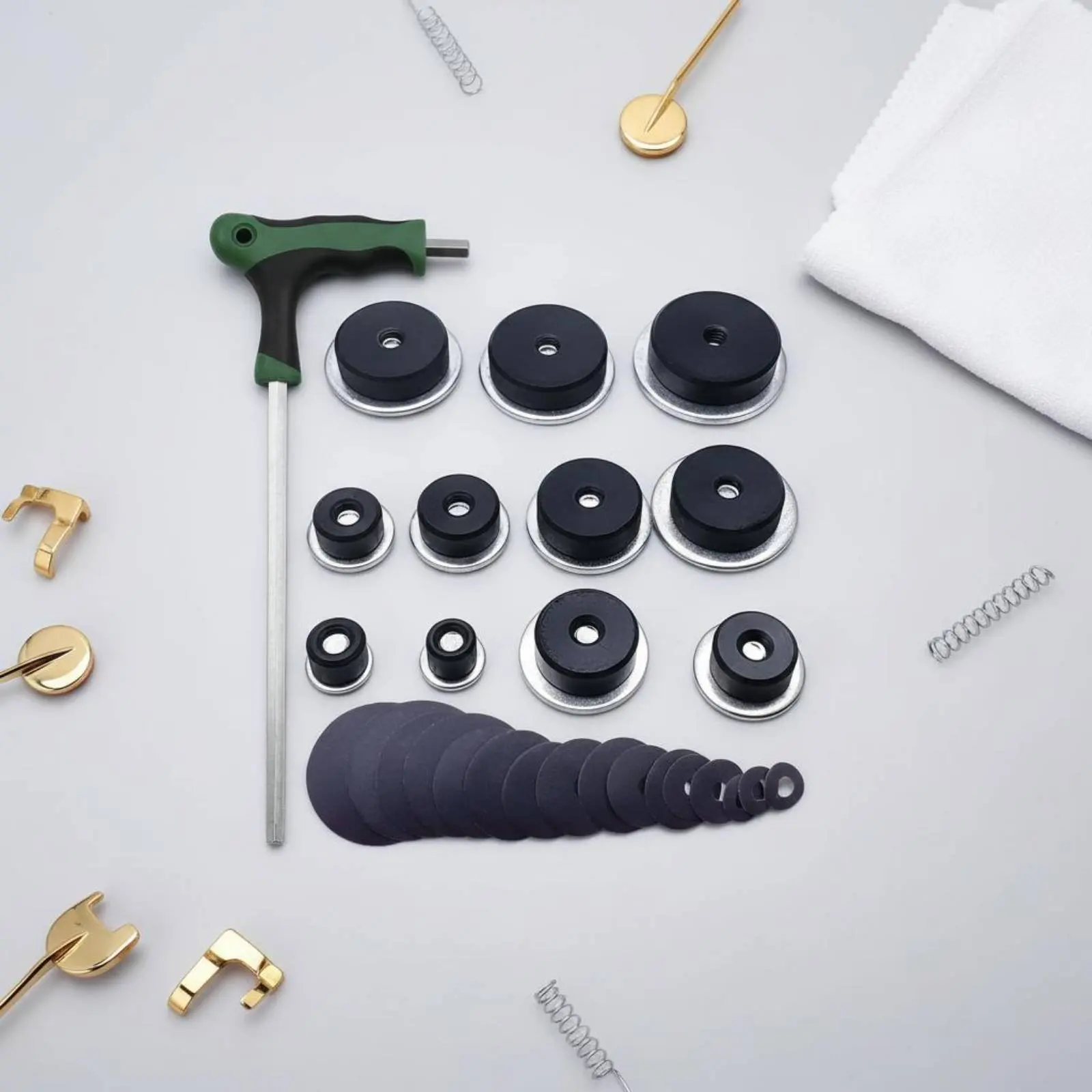 Saxophone Tone Hole Grinder Long-Lasting Materials Sax Tone Hole Leveler Saxophone Pad Seat Tool High Strength Sax Neck Repair