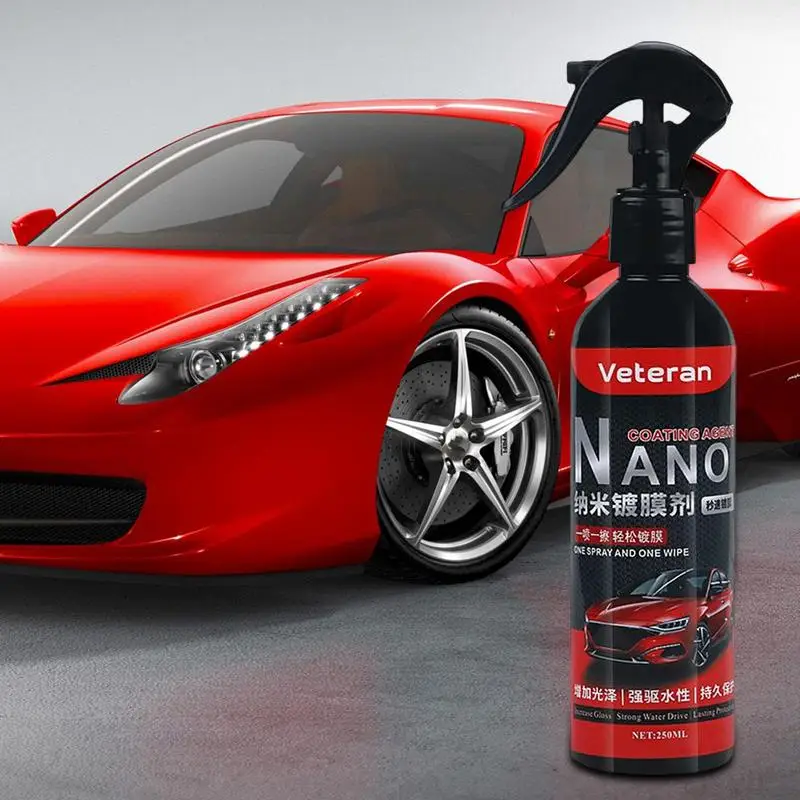 500ml Car Nano Coating Spray Quick Ceramic Coating Agent Car Paint Maintenance Crystal Wax Seal Glaze Liquid Spray Car Supplies