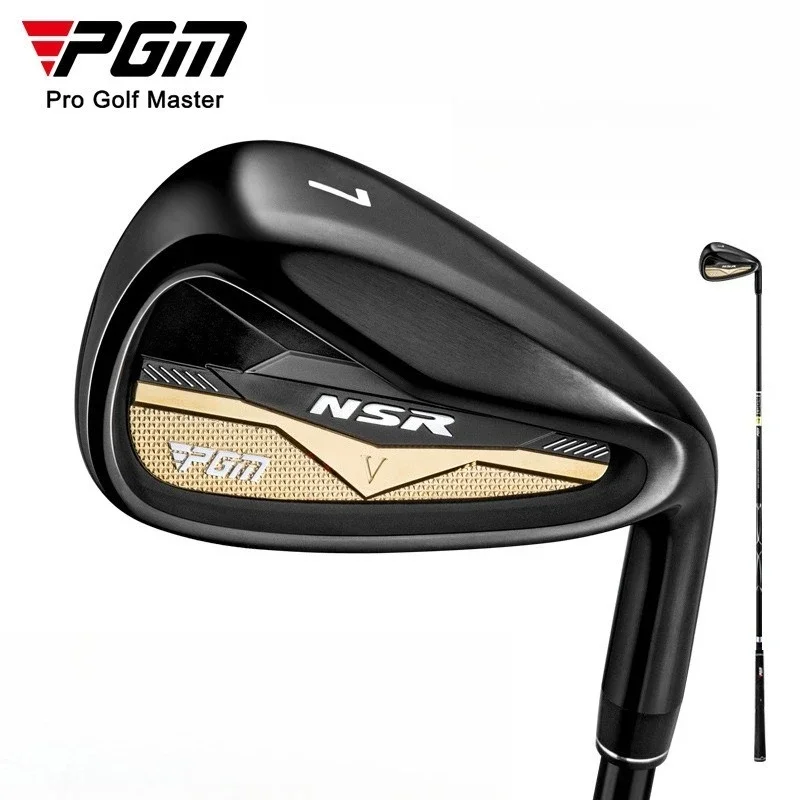 Men's Right‑Hand 7 Iron Golf Club Stainless Steel Head Graphite Shaft High Forgiveness Low‑CG for Beginner Practice TIG056