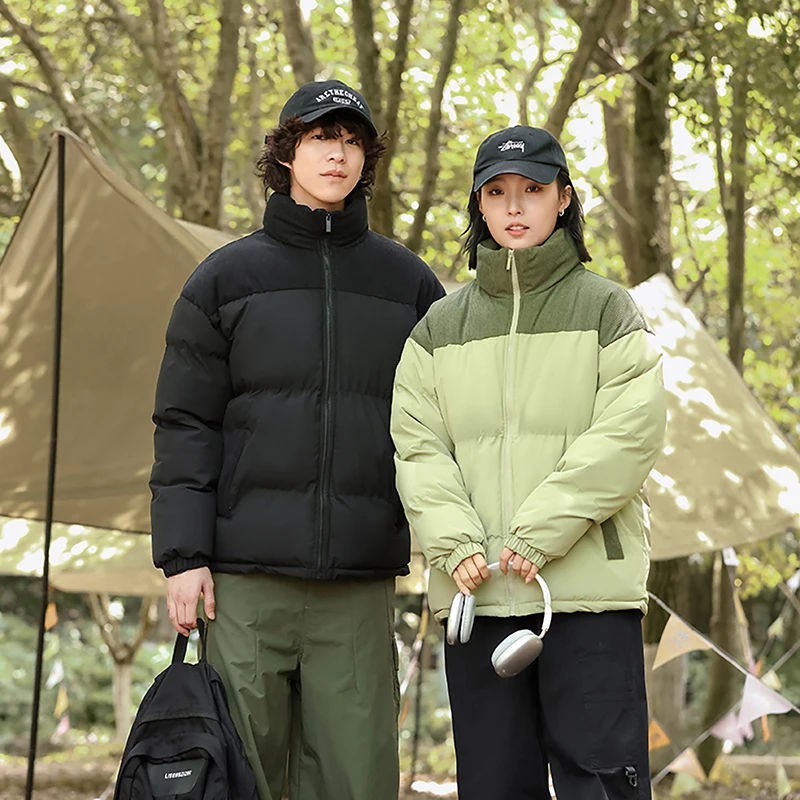 Trend In Men's Outdoor Winter Padded jumpers for couple's cold windproof warm-proof Oo PD0252