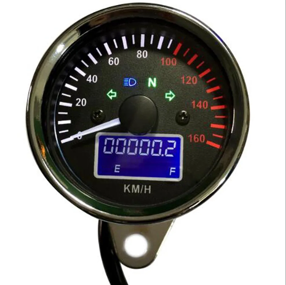 

Motorbike universal tachometer digital Retro motorcycle speedometer