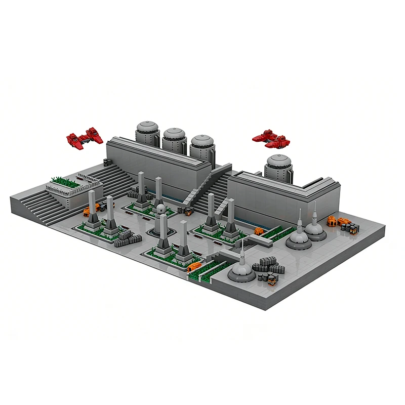 6332 pièces de construction SkyFoundry-BioTechCloudFacility MOC, blocs modulaires personnalisables, technologie DIY, jouet de festival pour garçons, cadeau