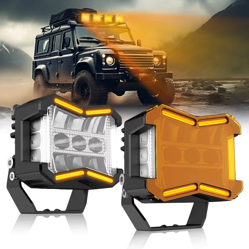 

3/5-дюймовый яркий светодиодный рабочий фонарь, противотуманная фара, прожектор дальнего света мотоцикла, применимый автомобиль, квадроцикл, грузовик