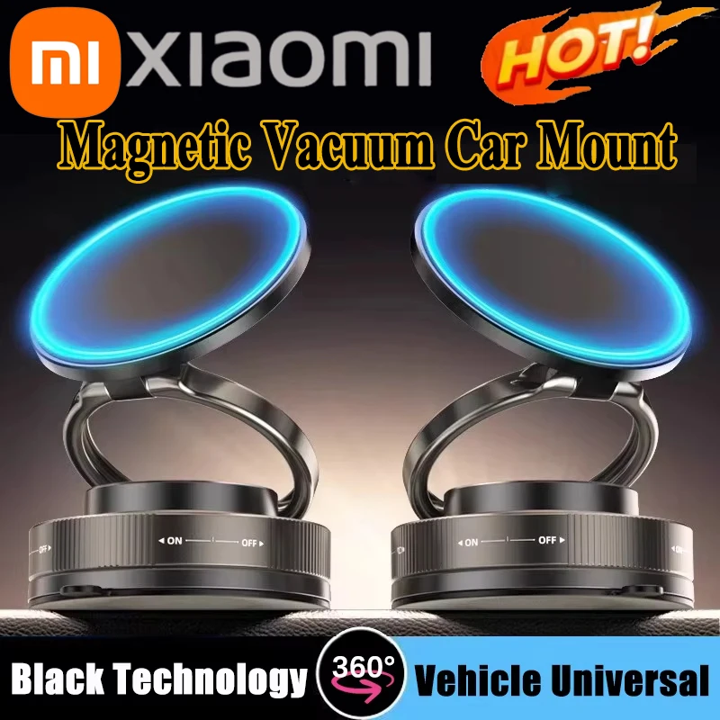 

Складной держатель для телефона Xiaomi, автомобильный магнитный умный трехосный обновленный вакуумный адсорбционный кронштейн, сильная магнитная подставка для телефона на присоске