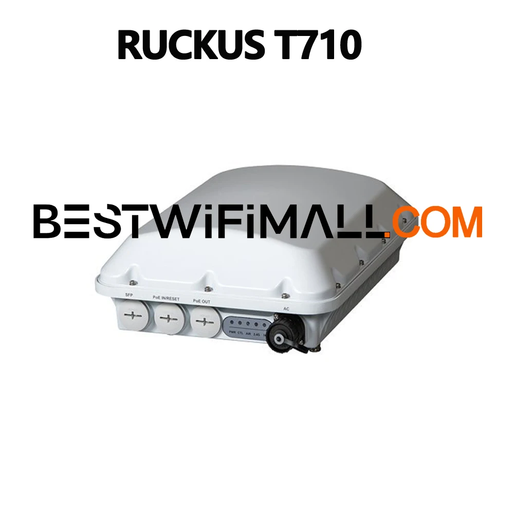 RUCKUS NETWORKS T710 901-T710-WW01 901-T710-EU01 901-T710-US01 Outdoor Wireless Access Point AP Omni Dual-Band 2.4G&5G, 1-2.5KM