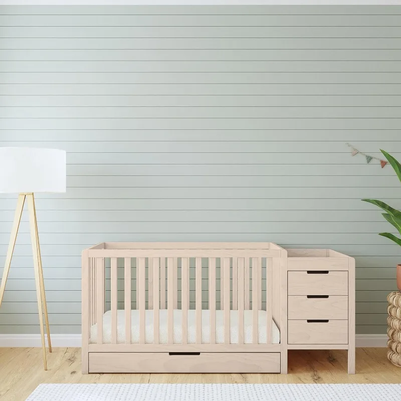 Colby 4-in-1 Convertible Crib & Changer Combo