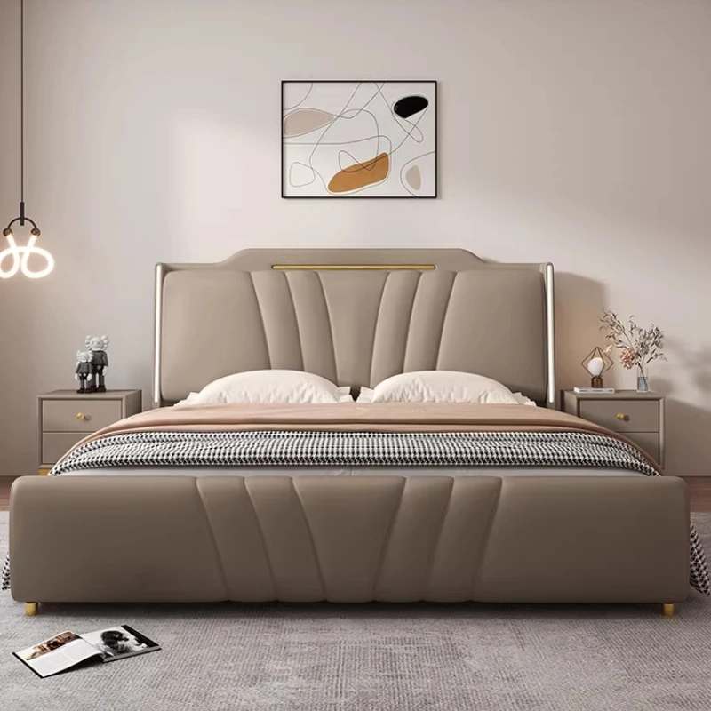 

Simple Modern Bed Headboards Queen Sleeping Single Full Luxury Bedroom Bed Design European Letto Matrimoniale Unique Furniture