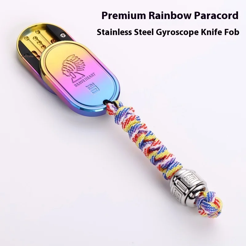 Indian Girl Ritmische Mechanische Duwplaat Metalen Edc Stressverlichtend Speelgoed Met Mes Hanger Fidget Spinner Voor Stress Relief