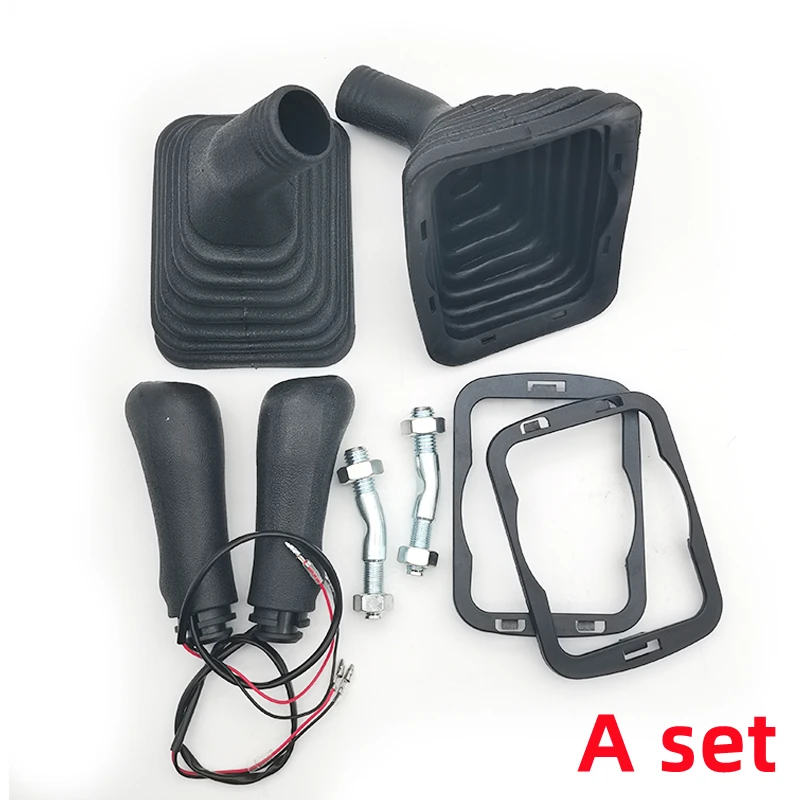 For KOMATSU PC200/210/220/360-6-7-8 Joystick dust cover horn weightlifting handlerubper set high-quality excavator accessories