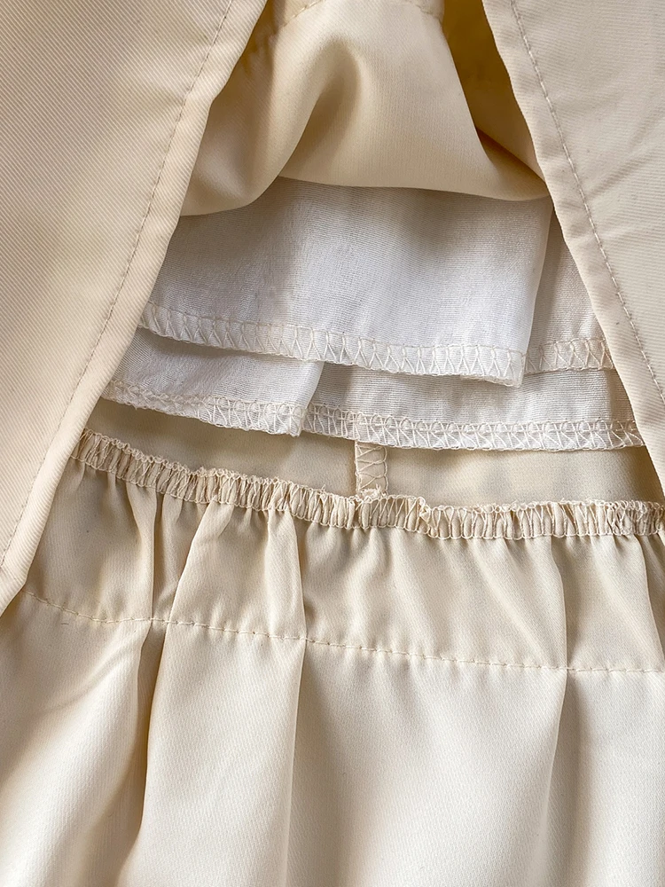 Mulheres no outono vestido francês socialite estilo suave damasco em torno do pescoço rendas retalhos cetim saia longa vestidos femininos ds227