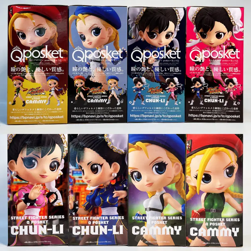 

Bandai оригинальный BANPRESTO Qposket StreetFighter ChunLi Cammy белый пейзаж японская боевая игра фигурку ПВХ модель игрушки