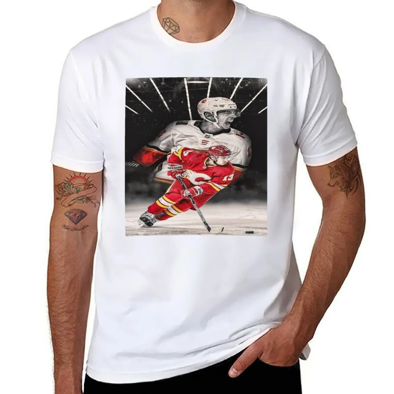 

johnny gaudreau T-Shirt valentines clothes customs design your own tshirts personalised mens funny t shirts