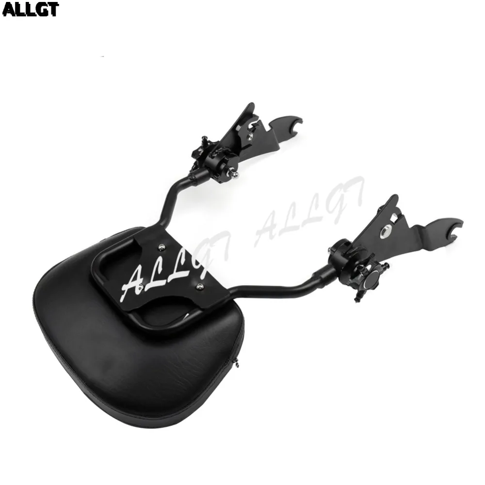 ALLGT Rear Adjustable Detachable Backrest Sissy Bar for Harley Touring Road King 2009 2010 2011 2012 2013 2014 2015 2016