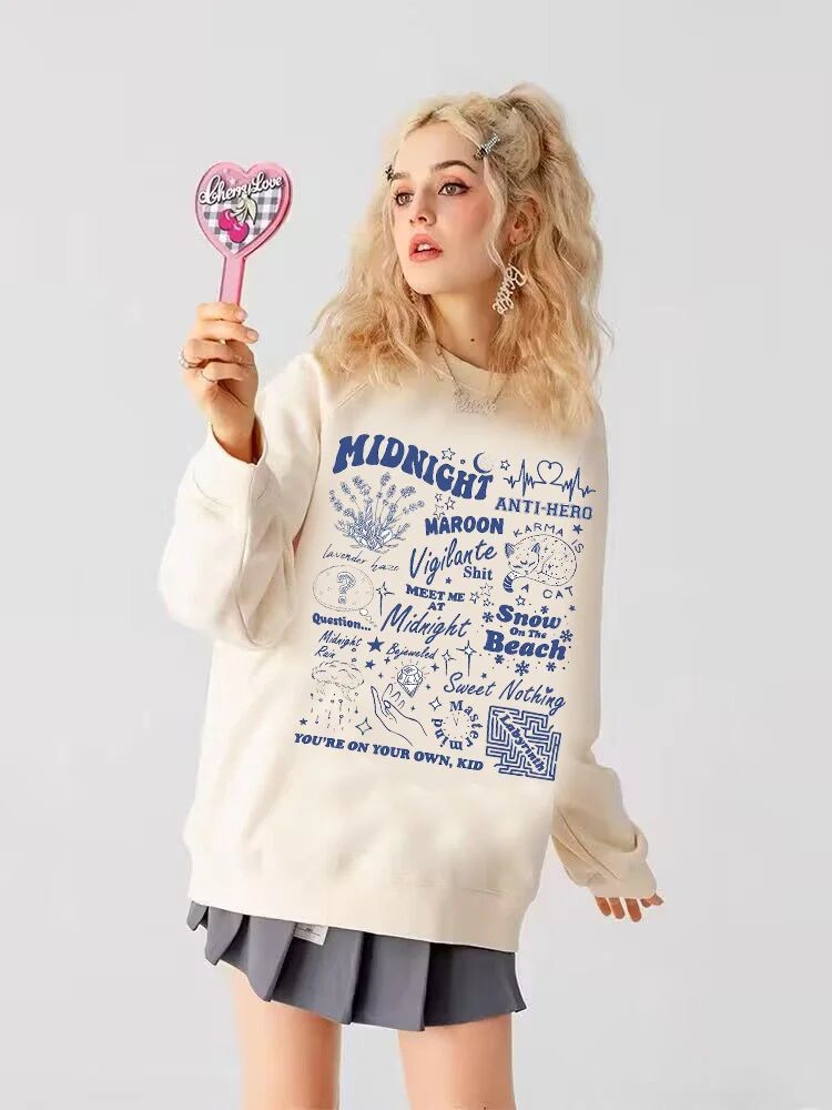 

Midnight Sweatshirts Harajuku Solid Color New Fashion Male Fake Two Pieces O-Neck Sweatshirt Hoodies Hip Hop Streetwear