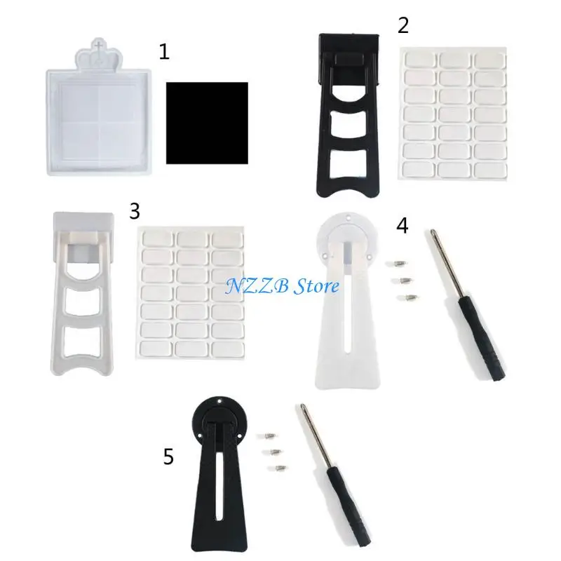 

T21F Silicone Photo Frame Molds Silicone Clay Mould Crown ShapeD Picture Frame Moulds