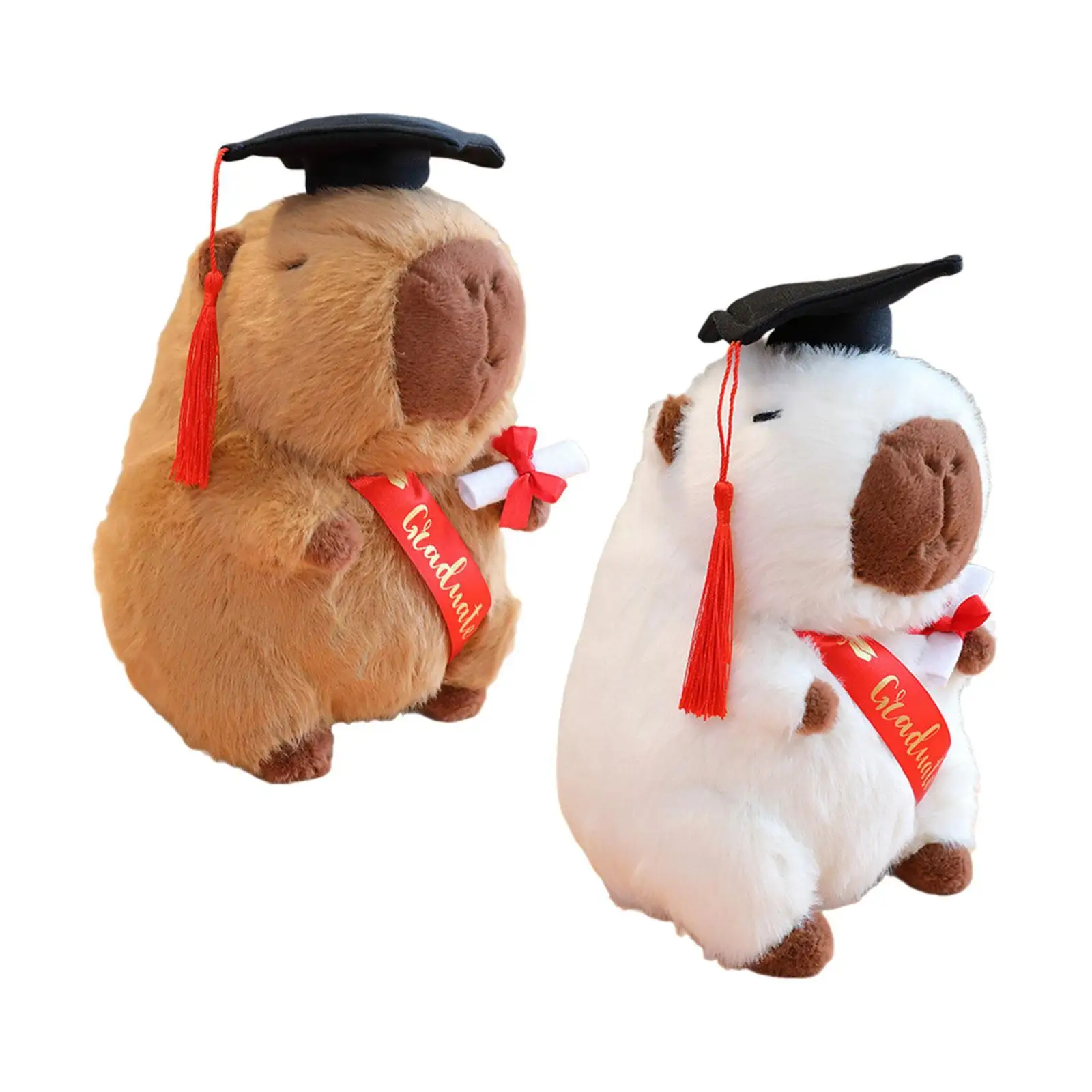 ชุดรูปแบบ kado wisuda ตุ๊กตาหนานุ่ม capybara ผ้ากำมะหยี่น่ารักสำหรับตุ๊กตาหนานุ่มกอด