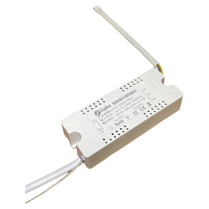 Slow Start And Slow Off Smart Zigbee Led Driver 20W-48W For Multi-Color Led Ceiling Lights-image