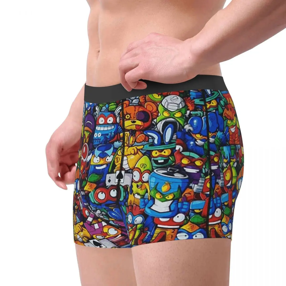 Boxer Onderbroek Shorts Nieuwe Super Zings Cartoon Game Superzings Slipje Mannelijke Zacht Ondergoed voor Homme Man Vriendje Geschenken