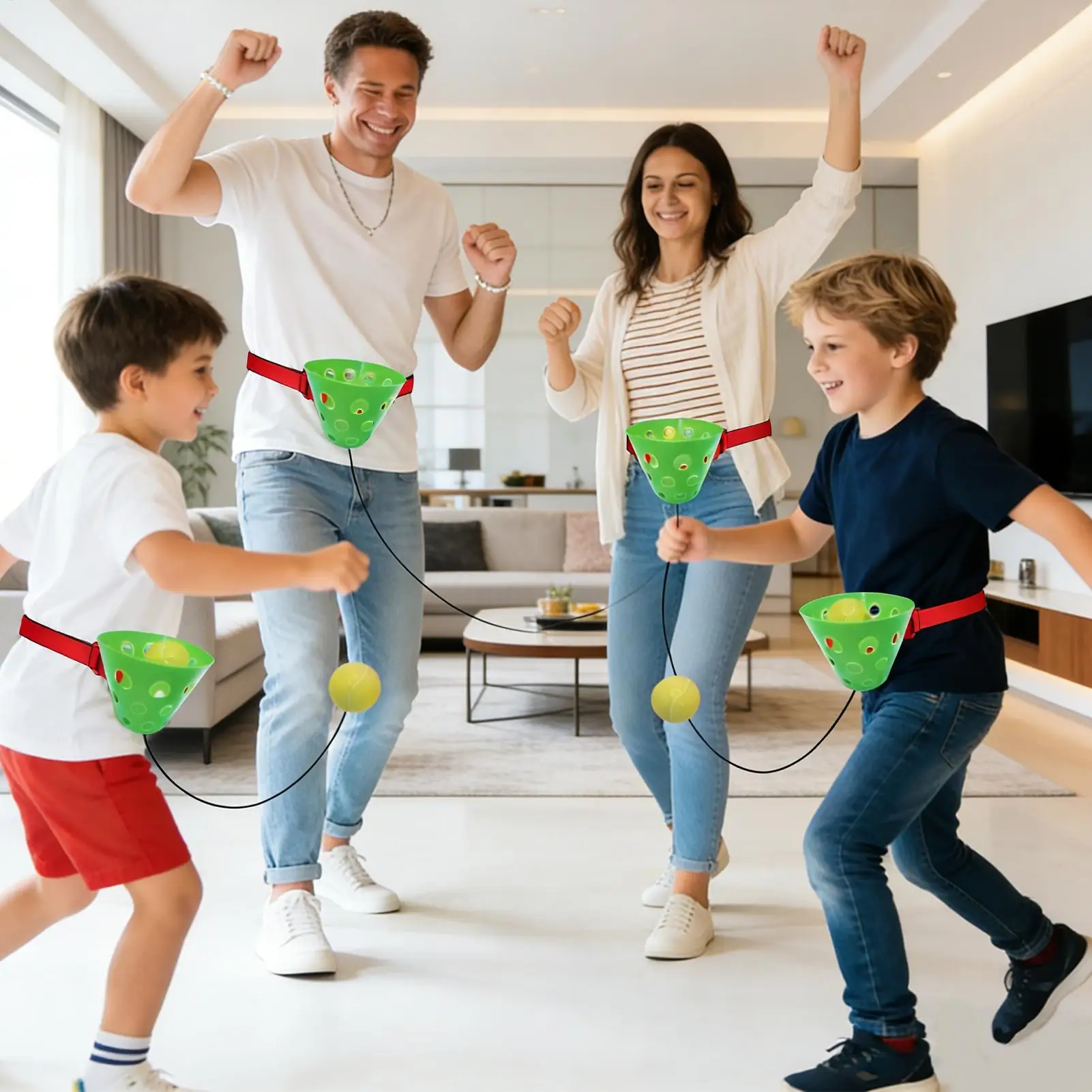 ลูกบอลสวิงสนุกๆ ของเล่นแบบปรับได้สำหรับคาดเอว เหมาะสำหรับงานปาร์ตี้ เกมบอลสำหรับครอบครัว เพื่อน นักเรียน ผู้ชาย ผู้หญิง งานอีเว้นท์ งานสังสรรค์ ปาร์ตี้ในร่ม