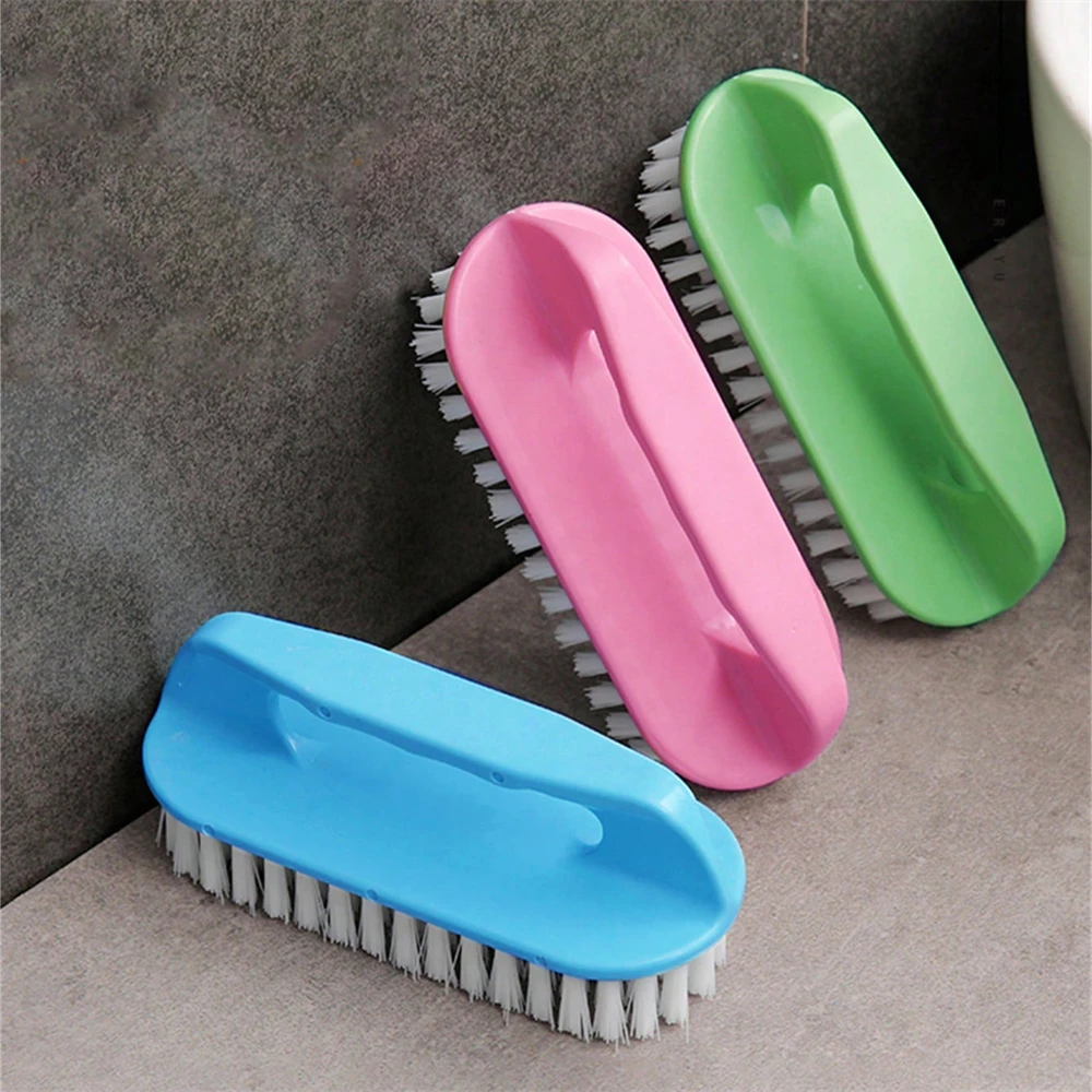 1PC Schuhwaschbürste mit Griff Hausarbeit Handreiniger