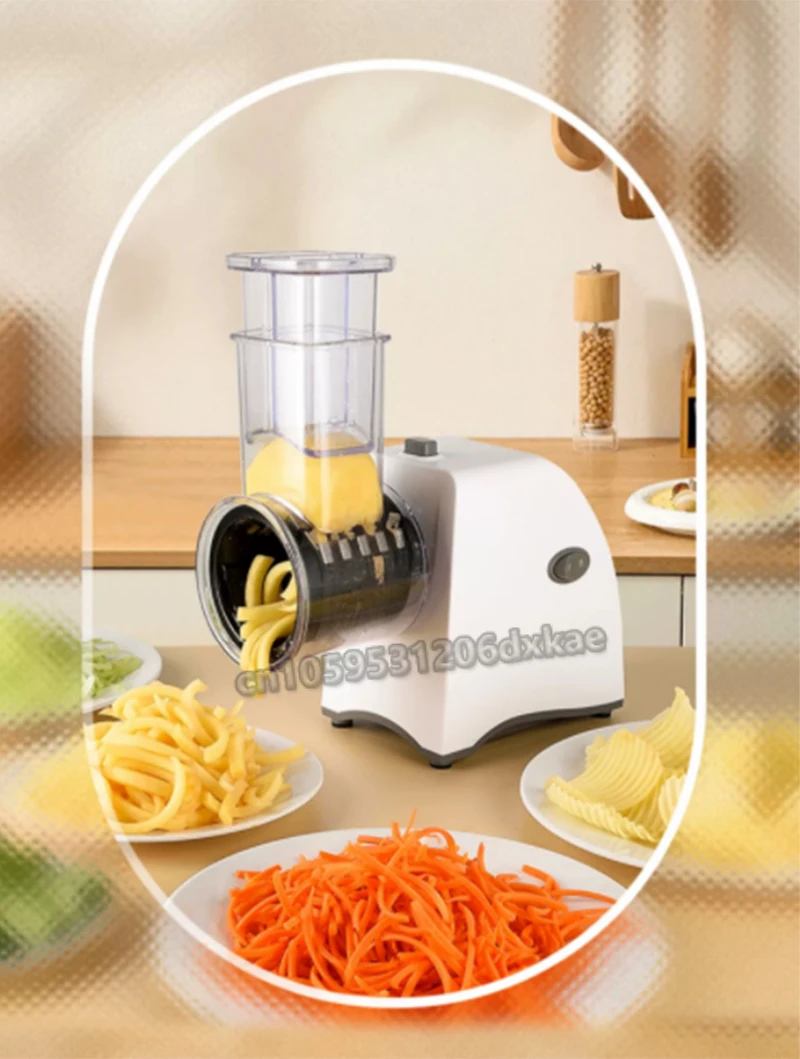 Electric Vegetable Slicer Multifunctional Potato Slicer Fully Automatic Vegetable Slicer Meat Grinder And Sausage Maker 220V