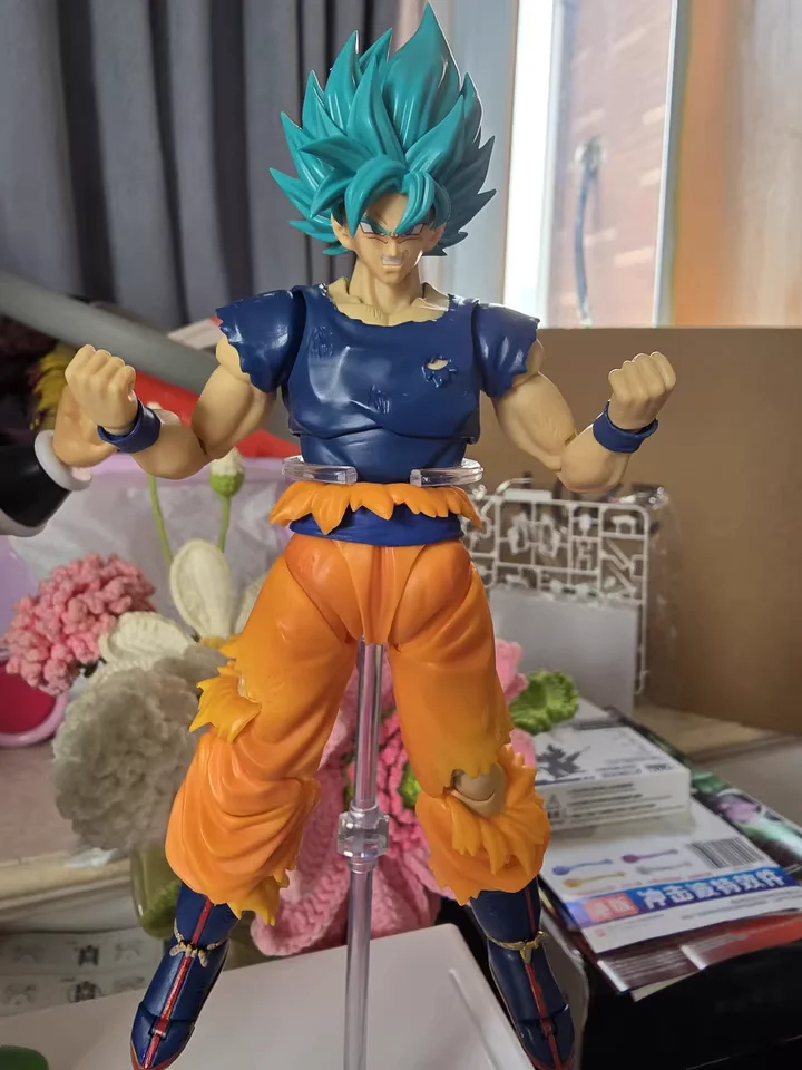 

LEFMA Blue World Model Super Blue Super Sport Head Carving Accessories Pack Shf Goku Blue Yellow Head Carving Accessories Pack